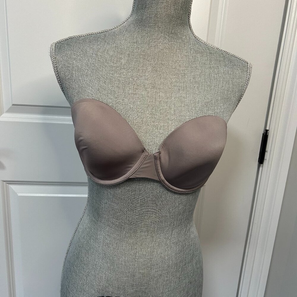 Victoria's Secret Strapless Bra Taupe Size 36C EUC